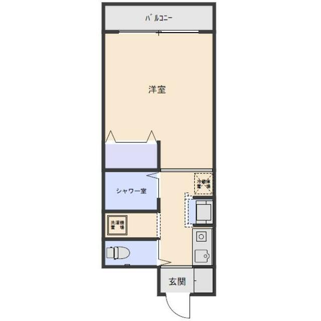 エクセルピア南六郷2番館(ワンルーム/3階)の間取り写真