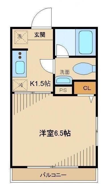 アコード東高円寺(1K/2階)の間取り写真