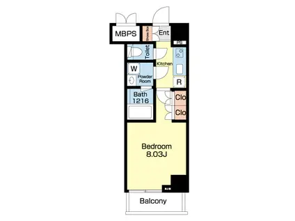 ライフステージ.浦和東(1K/9階)の間取り写真