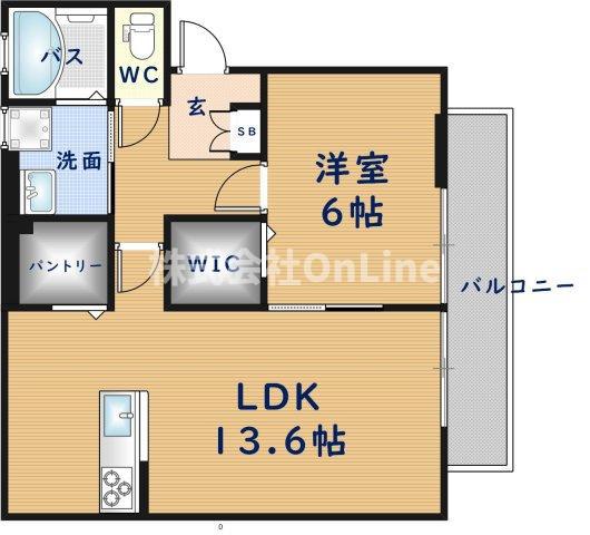 アーディフハウス吉田(1LDK/3階)の間取り写真