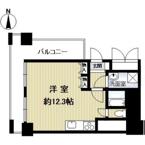 KILALA住吉(ワンルーム/4階)の間取り写真