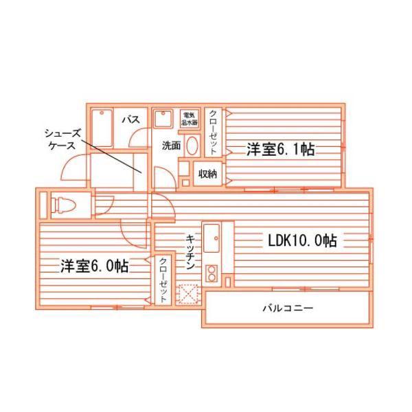 エルファロ76(2LDK/5階)の間取り写真