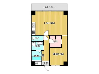 アネックス塚本(1LDK/3階)の間取り写真