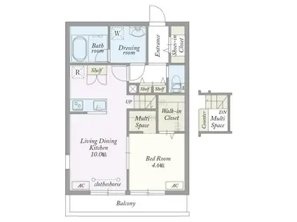 MY STYLE VINTAGE 永福町(1SLDK/3階)の間取り写真