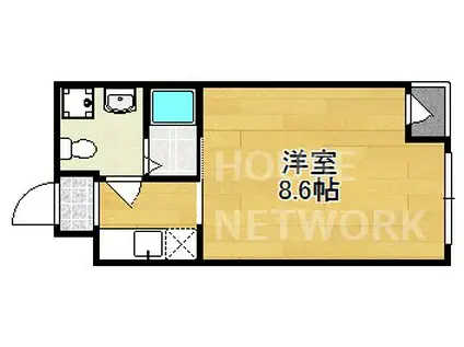 MINOA-RU ミノアール(1K/3階)の間取り写真