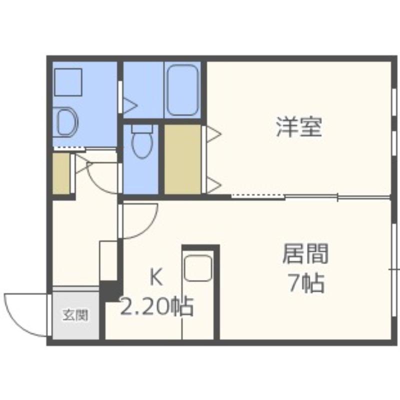 KS KOWA N20(1LDK/4階)の間取り写真