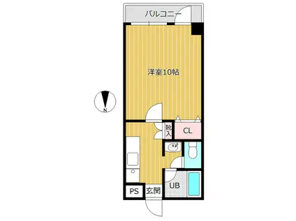 Kハウス(1K/1階)の間取り写真