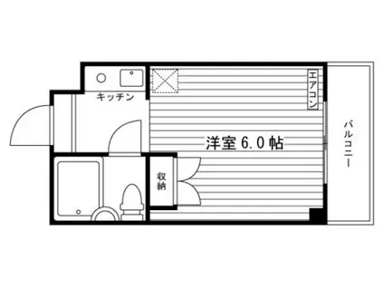 コーポセンチュリー(ワンルーム/1階)の間取り写真