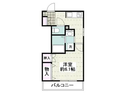 LUMIERE YOKOHAMA(1K/3階)の間取り写真