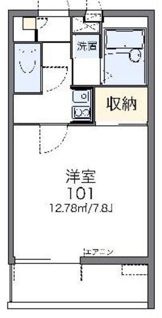 レオパレスマリンスター(1K/3階)の間取り写真