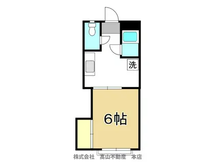 プティハイム(1K/1階)の間取り写真