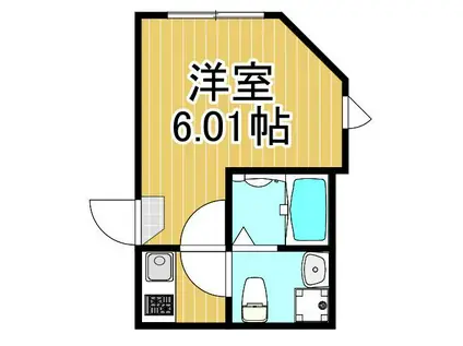 メゾンド・アヴェニール亀有(1K/3階)の間取り写真