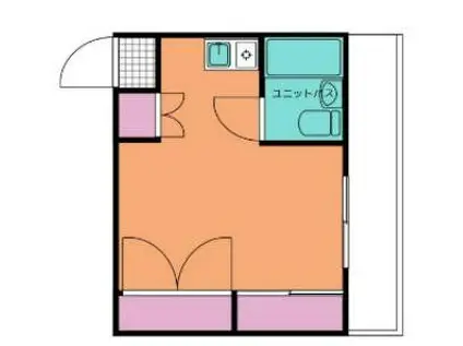 ヒルズ砧(ワンルーム/3階)の間取り写真