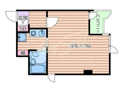 GRAN PINO 桃山台(ワンルーム/2階)の間取り写真