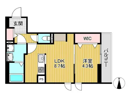 リブリ・保谷II(1LDK/2階)の間取り写真
