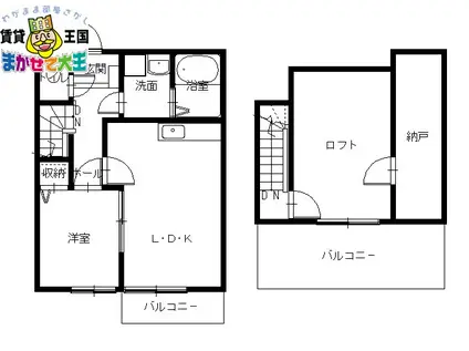 ハイムセレクトIV(1LDK/2階)の間取り写真