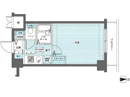 フェニックス馬込(1K/1階)の間取り写真