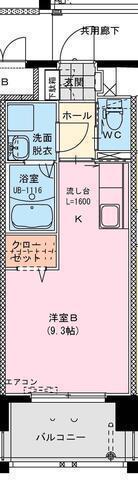 JR日豊本線 宮崎駅 徒歩15分 8階建 築10年(ワンルーム/8階)の間取り写真