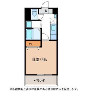メゾンドOASIS(1K/3階)の間取り写真
