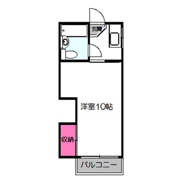 リリアン都島(1K/5階)の間取り写真