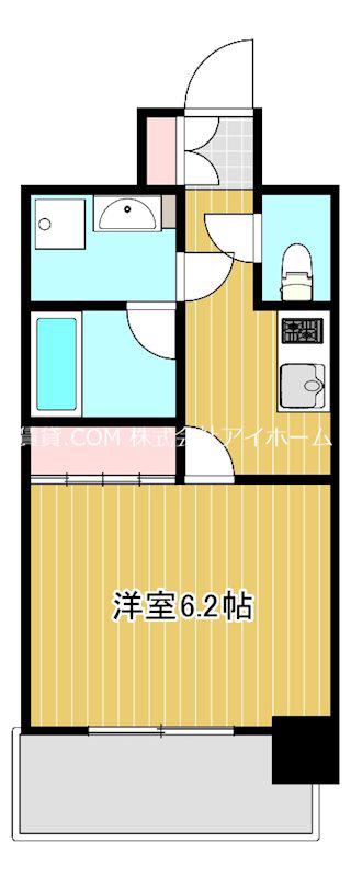 セイワパレス真田山公園南(1K/11階)の間取り写真