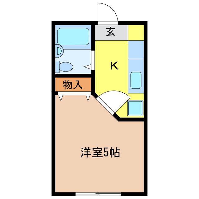 YSONE 本巣(1K/3階)の間取り写真