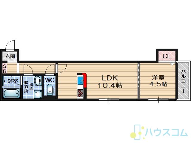 シャーメゾンENGLISCH(1LDK/1階)の間取り写真