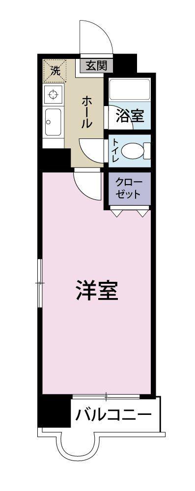 オリエンタル小倉南壱番館(1K/7階)の間取り写真
