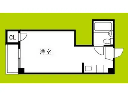 ピリカ大阪城公園(ワンルーム/3階)の間取り写真