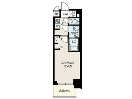 S-RESIDENCE堀田駅前(1K/5階)の間取り写真