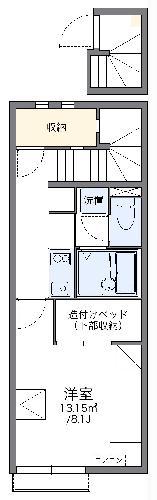 レオネクストYANNO3(1K/2階)の間取り写真