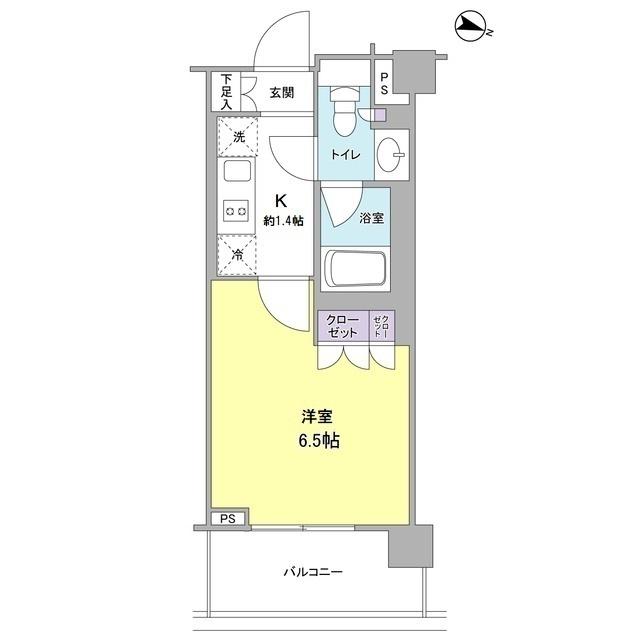 アプローズ大泉学園ガレリア(1K/3階)の間取り写真
