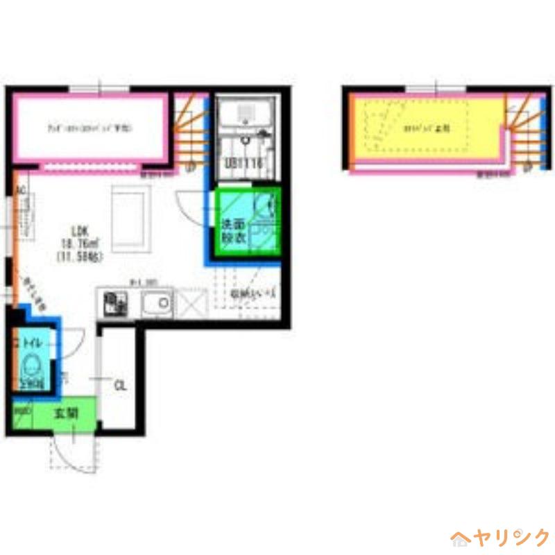 TRES新守山(ワンルーム/1階)の間取り写真