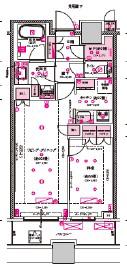 目黒第一マンションズ(1LDK/11階)の間取り写真