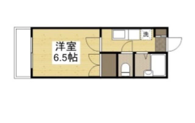 デュエル総社パートII(1K/2階)の間取り写真