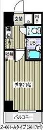 プライムアーバン住吉(1K/8階)の間取り写真
