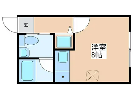 パラドール北加賀屋(ワンルーム/3階)の間取り写真