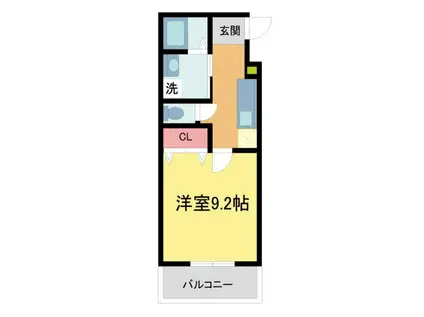 フジパレス御影ウエスト(1K/2階)の間取り写真