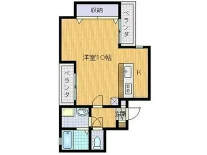 東和ビル(1K/9階)の間取り写真