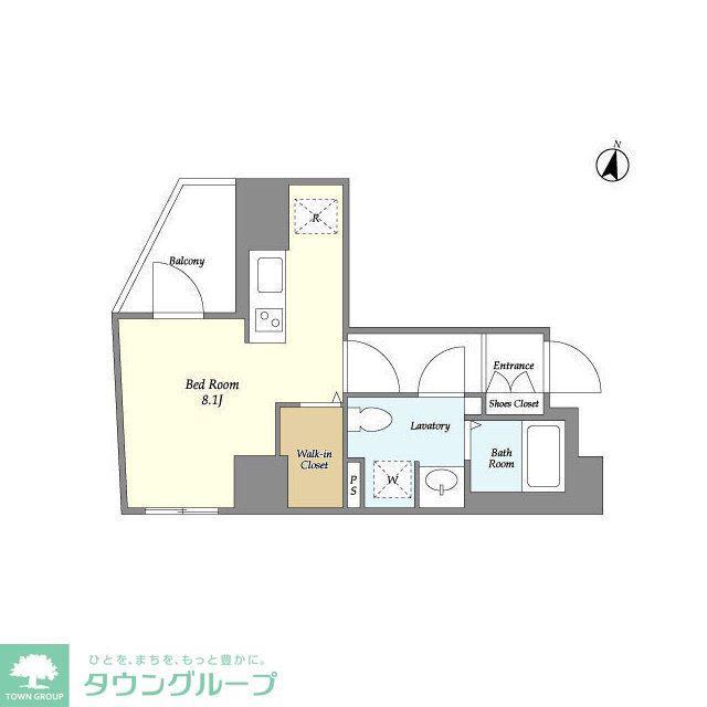 ピュアレジデンス小石川(ワンルーム/3階)の間取り写真