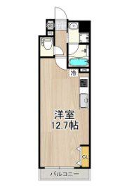 インプルーブ天六(ワンルーム/3階)の間取り写真