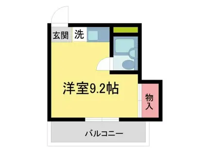 MAISON CERISIER (1K/2階)の間取り写真