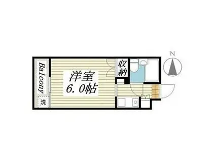 メゾン・ド・セゾン(ワンルーム/3階)の間取り写真