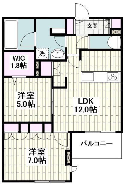 鎌倉静庵(2LDK/1階)の間取り写真