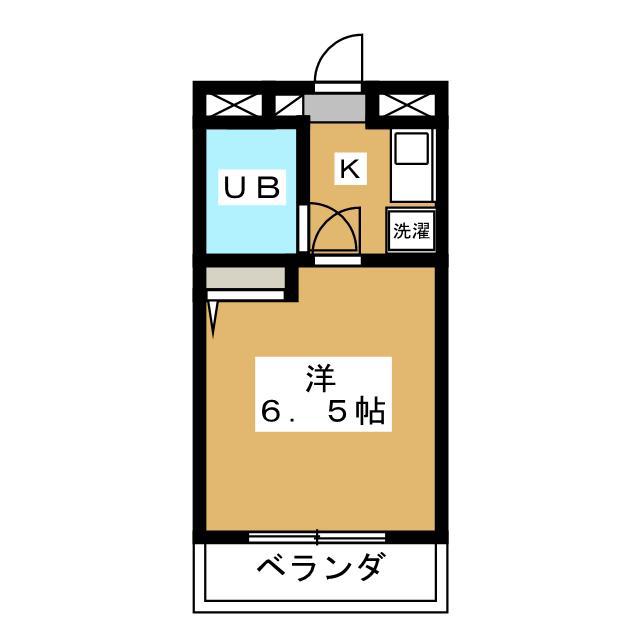 GHビル(1K/4階)の間取り写真