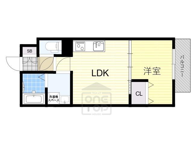 フォレ下穂積2丁目(1LDK/1階)の間取り写真