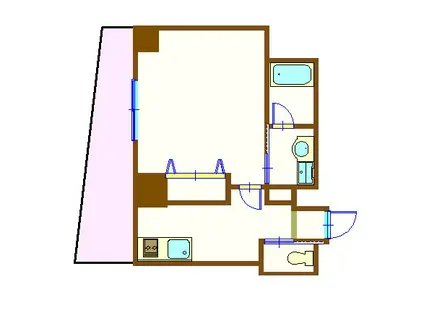 EQUILIBRIOビル(1K/7階)の間取り写真