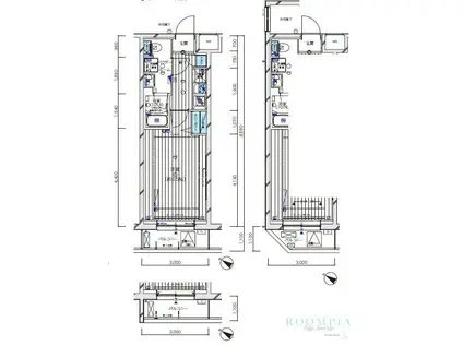 メインステージ新宿中井(1K/4階)の間取り写真