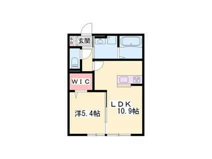 ユアメゾン神田(1LDK/2階)の間取り写真