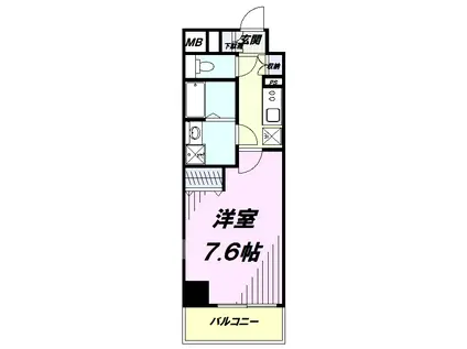 NーSTAGE上北台(1K/3階)の間取り写真